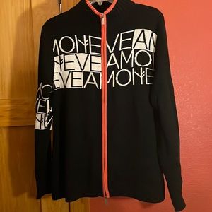 Neve full-double‎ zip Ski sweater sz XL